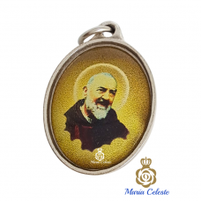 Medalla San Pío de Pietrelcina - color