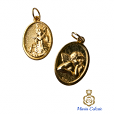 Medalla Ángel de la Guarda / Querubín - dorada