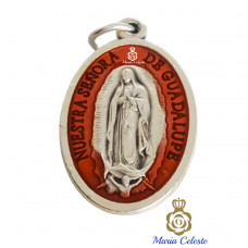 Medalla "Virgen de Guadalupe" - rojo