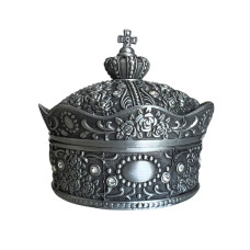 Porta Rosario en forma de corona con Rosario italiano