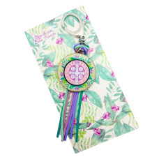 Bendición San Benito lila madera