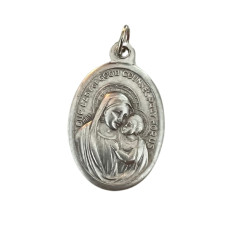 Medalla  Corazón de María  - plateada