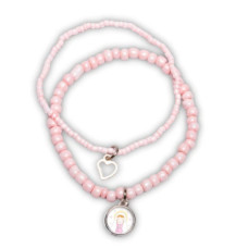 Set pulseras Virgen niña