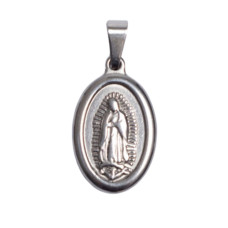 Medalla Virgen de Guadalupe - acero