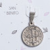 Medalla San Benito - acero